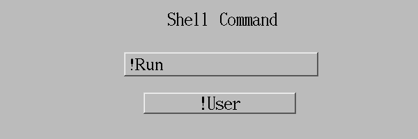 Shell Command widget examples in QtEDM