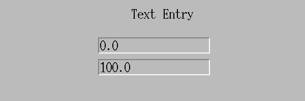 Text Entry widget examples in QtEDM