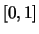 ${\rm [0, 1]}$
