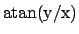 ${\rm atan(y/x)}$