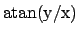 ${\rm atan(y/x)}$