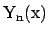 ${\rm Y_n(x)}$