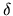 ${\rm\delta}$