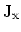 ${\rm J_x}$