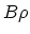 $B\rho$