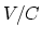$V/C$