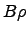 $B\rho$