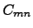 $C_{mn}$