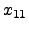 $x_{11}$