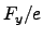 $\displaystyle F_y/e$