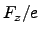 $\displaystyle F_z/e$