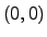 $(0,0)$