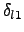 $\delta_{l1}$