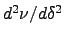 $d^2\nu/d\delta^2$