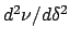 $d^2\nu/d\delta^2$