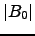 $\left\vert B_0\right\vert$