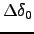 $\Delta\delta_0$