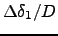 $\Delta\delta_1/D$