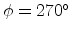 $\phi=270^\circ$