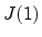 $J(1)$